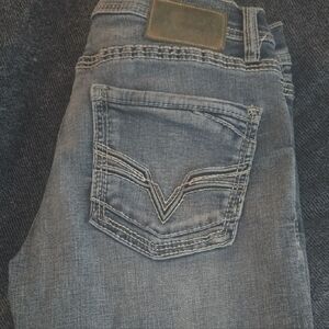 BKE Men's Straight Jake Jeans 32×30- Blue